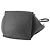 Céline Celine Big Bag Medium in pelle di vitello grana naturale morbida nera Nero - vista 5
