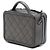 Chanel Vanity Case Small Metallic Caviar CC Filigree Grigio Marrone Grigio antracite - vista 2