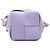 Borsa a secchiello Bottega Veneta Mini Nappa Maxi Intrecciato Cassette Viola Porpora Lavanda - vista 3