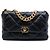 Chanel 19 Flap Large in Pelle di Agnello Nera Nero