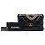 Chanel 19 Flap Large in Pelle di Agnello Nera Nero - vista 7
