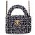 Clutch Chanel Nano Tweed Kelly Clutch on Chain Nera Nero