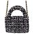Clutch Chanel Nano Tweed Kelly Clutch on Chain Nera Nero - vista 2