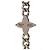 Collana Row Monogram in ottone argentato Louis Vuitton Argento - vista 2