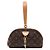 Louis Vuitton Brown Monogram Moon Pochette Marrone
