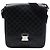 Borsa a tracolla con patta Gucci Black Guccissima Nero