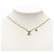 Collana con pendente LV Iconic Louis Vuitton Gold placcata in oro e strass D'oro - vista 7
