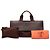 Hermès Brown Toile and Swift Valparaiso Long MM Marrone - vista 7