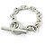 Hermès Bracciale Charm HERMES Chaine d'Ancre PM Argento