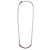 Tiffany & Co Collana Tiffany T Smile Small in oro bianco 18K e zaffiri rosa D'oro - vista 4