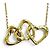 Tiffany & Co Collana Pendente Tiffany Triple Heart D'oro