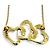 Tiffany & Co Collana Pendente Tiffany Triple Heart D'oro - vista 4