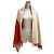 Hermès HERMES Stola Casaque Bicolor con Frange 100% Cashmere Beige Arancione - vista 2