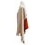 Hermès HERMES Stola Casaque Bicolor con Frange 100% Cashmere Beige Arancione - vista 3