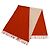 Hermès HERMES Stola Casaque Bicolor con Frange 100% Cashmere Beige Arancione - vista 6