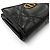 Cartera tri-fold de piel negra Christian Dior Negro - vista 5