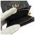 Cartera tri-fold de piel negra Christian Dior Negro - vista 7