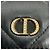 Cartera tri-fold de piel negra Christian Dior Negro - vista 9
