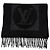 Stola Louis Vuitton in lana e cashmere Marrone Nero