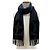 Stola Louis Vuitton in lana e cashmere Marrone Nero - vista 3