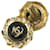 Orecchini a clip Chanel Coco Mark D'oro Verde