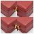 Borsa a tracolla Fendi in pelle rossa Rosso - vista 11
