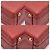 Borsa a tracolla Fendi in pelle rossa Rosso - vista 13