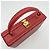 Borsa a tracolla Fendi in pelle rossa Rosso - vista 16
