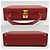 Borsa a tracolla Fendi in pelle rossa Rosso - vista 7