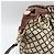 Borsa a tracolla Gucci Diamante Sukey Marrone Beige - vista 13