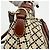 Borsa a tracolla Gucci Diamante Sukey Marrone Beige - vista 14