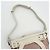Borsa a tracolla Salvatore Ferragamo Gancini Rosa Bianco - vista 4