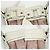 Borsa a tracolla Salvatore Ferragamo Gancini Rosa Bianco - vista 9