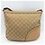 Borsa a tracolla in tela Gucci Marrone Beige - vista 3