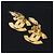 Orecchini a clip Chanel Coco Mark in oro D'oro - vista 5