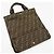 Fendi Zucca Tote Bag Braun Leder und Canvas - Ansicht 4