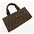 Fendi Zucca Tote Bag Braun Leder und Canvas - Ansicht 5