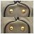 Borsa Tote Prada in Jacquard BN2832 Beige Marrone scuro - vista 16
