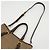 Borsa Tote Prada in Jacquard BN2832 Beige Marrone scuro - vista 7