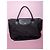 Borsa shopper Longchamp nera in tela monogrammata Nero - vista 21