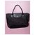 Borsa shopper Longchamp nera in tela monogrammata Nero - vista 3