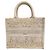 Borsa Dior Book Tote in pizzo avorio Crudo Bianco sporco