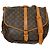 Louis Vuitton Saumur Monogram 35 Castaño