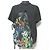 Autre Marque Top Docking AKIRANAKA con stampa floreale e cutout Nero