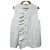 Autre Marque yori Double Cross Rüschen-Gilet Weiß