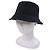Cappello bucket Hermès Fred H Stripe58 in cotone Nero - vista 3