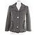 Chaqueta de tweed Chanel Castaño