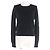Jersey de cachemira Chanel COCO Mark Negro
