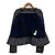 Autre Marque Chaqueta Riders sin cuello de tweed Max&co Azul Azul marino - vista 5