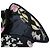 Autre Marque Steppmantel aus Seidenmischung mit Blumenprint LEONARD Schwarz - Ansicht 8